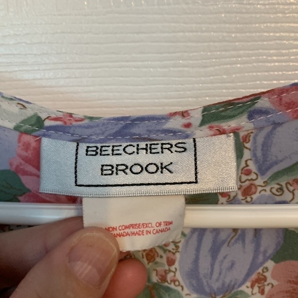 Beechers Brook long floral button up tea dress size 8 - Picture 5 of 8